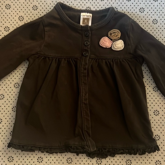 🛍CUTE LITTLE GIRLS LONG SLEEVE SHIRT  SIZE 6 MONTHS 🛍 - Picture 1 of 5